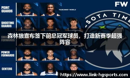 森林狼宣布签下前总冠军球员,打造新赛季超强阵容